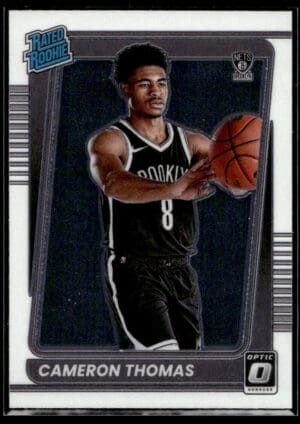2021 Donruss Optic Brooklyn Nets #153 Cameron Thomas RC Rookie