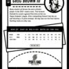2021 NBA Hoops Portland Trail Blazers #226 Greg Brown III RC Rookie