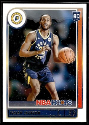 _10 2021 NBA Hoops Indiana Pacers #223 Isaiah Jackson RC Rookie