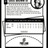 2021 NBA Hoops Portland Trail Blazers #226 Greg Brown III RC Rookie