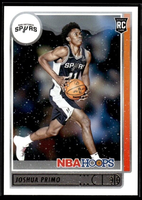 2021 NBA Hoops San Antonio Spurs #220 Joshua Primo RC Rookie