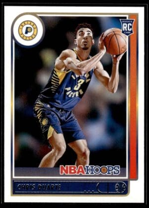 _10 2021 NBA Hoops Indiana Pacers #236 Chris Duarte RC Rookie