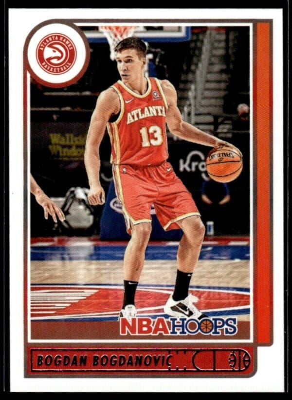 2021 NBA Hoops Atlanta Hawks #168 Bogdan Bogdanovic