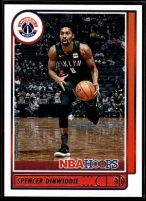 2021 NBA Hoops Washington Wizards #200 Spencer Dinwiddie