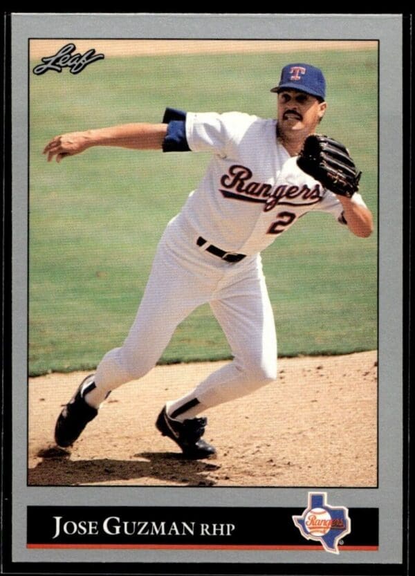 1992 Leaf Texas Rangers #222 Jose Guzman
