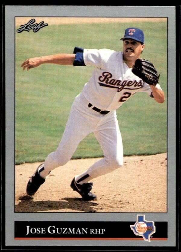 _10 1992 Leaf Texas Rangers #222 Jose Guzman