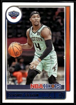 _10 2021 NBA Hoops New Orleans Pelicans #180 Devonte' Graham