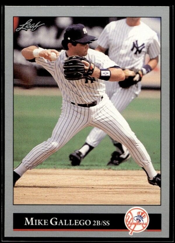 1992 Leaf New York Yankees #236 Mike Gallego