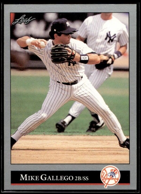1992 Leaf New York Yankees #236 Mike Gallego