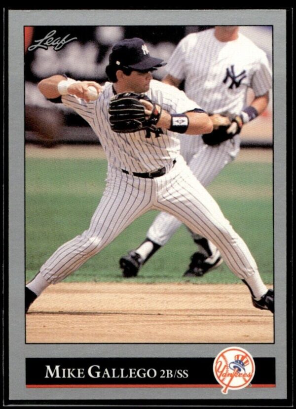 1992 Leaf New York Yankees #236 Mike Gallego