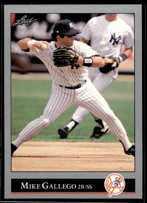 1992 Leaf New York Yankees #236 Mike Gallego