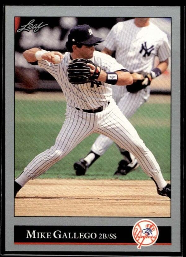 1992 Leaf New York Yankees #236 Mike Gallego