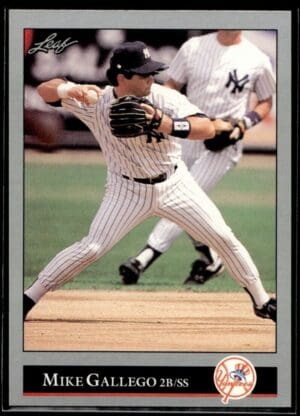 1992 Leaf New York Yankees #236 Mike Gallego