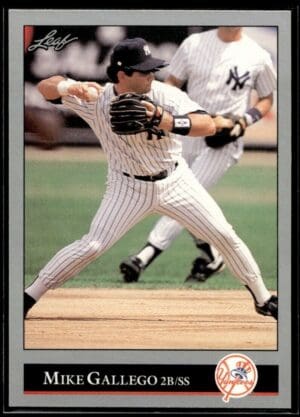 1992 Leaf New York Yankees #236 Mike Gallego