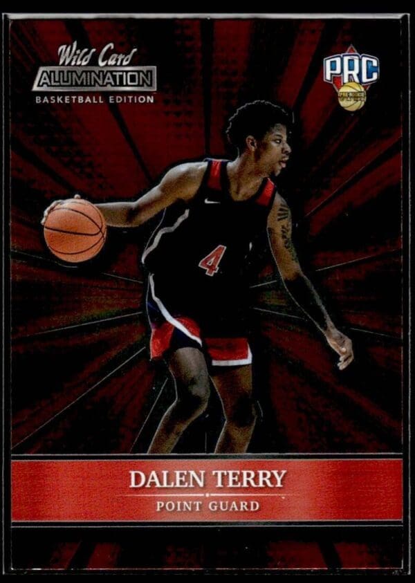 _10 2021 Wild Card Alumination #ABC-17 Dalen Terry