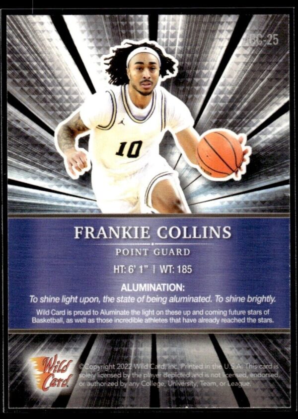 2021 Wild Card Alumination  #ABC-25 Frankie Collins