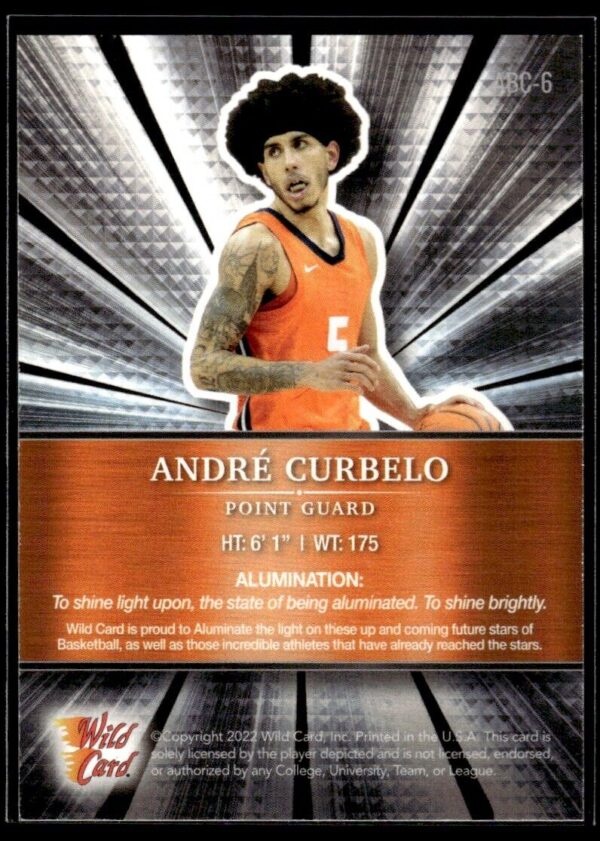 2021 Wild Card Alumination  #ABC-6 Andre Curbelo