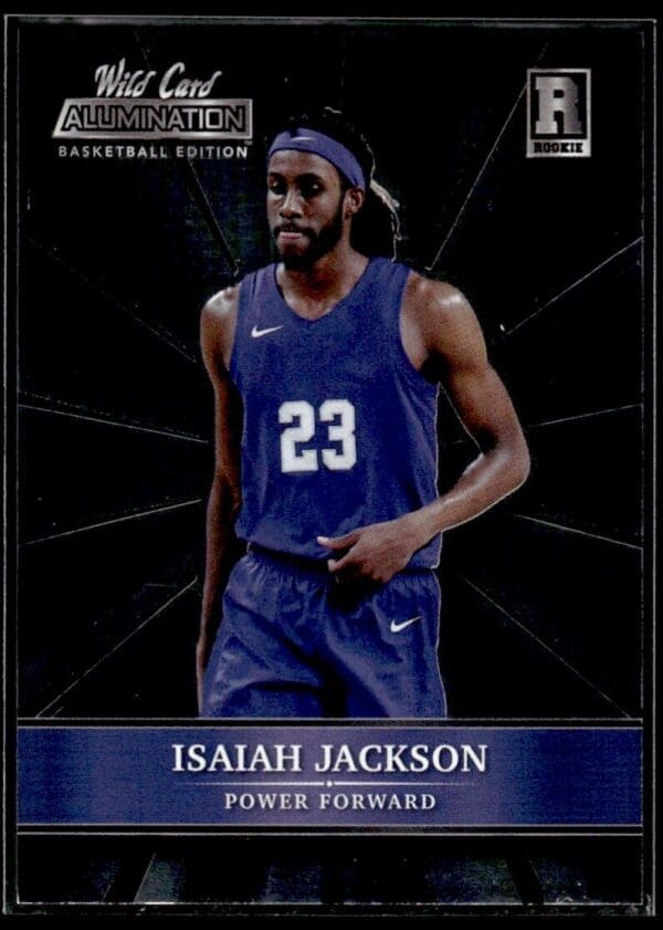 _10 2021 Wild Card Alumination #ABC-28 Isaiah Jackson
