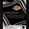 2021 Panini Select Los Angeles Lakers #12 Carmelo Anthony Green and Purple Court