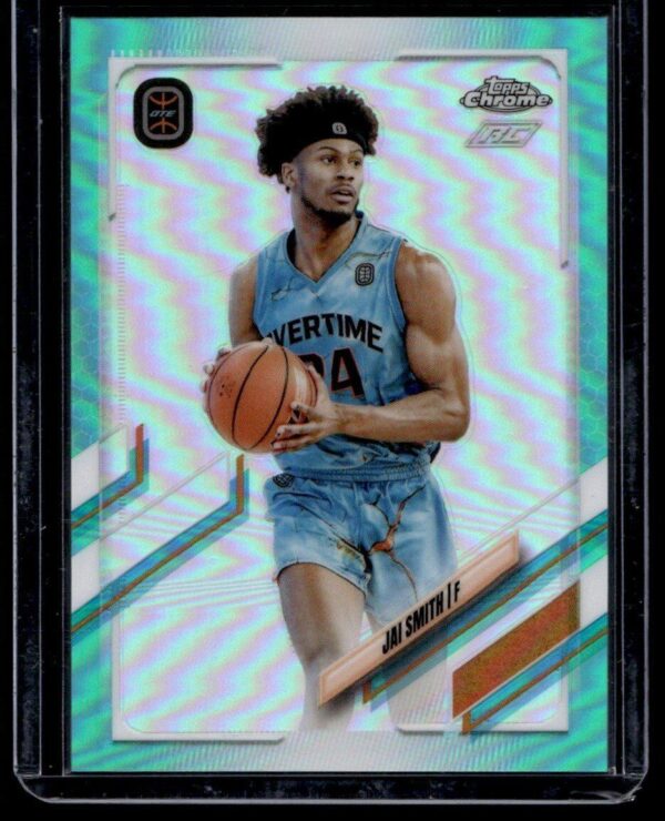 2021 Topps Now Overtime Elite  #D11 Jai Smith RC Rookie 177/199 Aqua Refractor