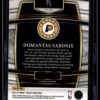 2021 Panini Select Indiana Pacers #73 Domantas Sabonis Orange Shimmer