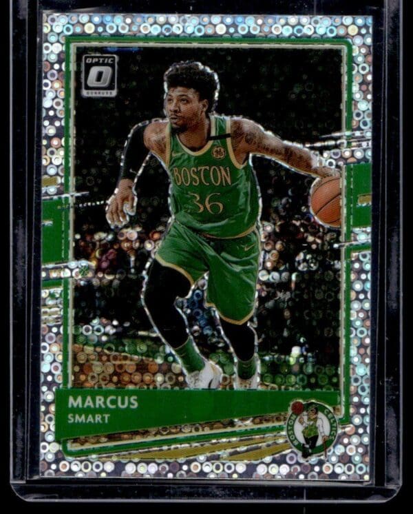 2020 Donruss Optic Boston Celtics #41 Marcus Smart Silver Disco