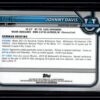 2021 Bowman University  #93 Johnny Davis 27/99 Green Shimmer