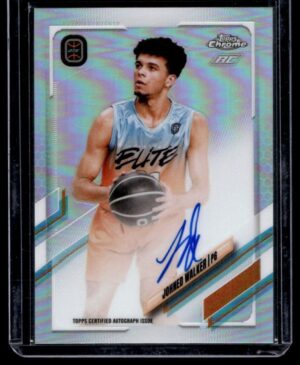 _10 2021 Topps Now Overtime Elite #CA-JW Johned Walker RC Rookie Autographed Refrac