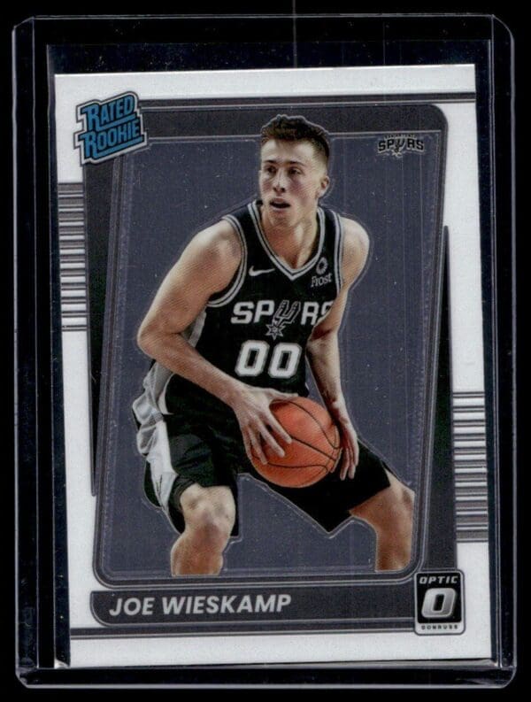 _10 2021 Donruss San Antonio Spurs #230 Joe Wieskamp RC Rookie