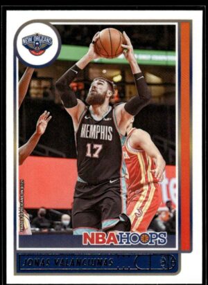 _10 2021 NBA Hoops New Orleans Pelicans #152 Jonas Valanciunas
