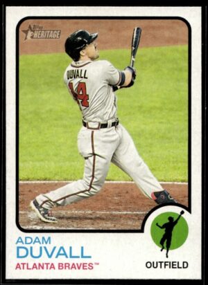 2022 Topps Heritage Adam Duvall Atlanta Braves #93