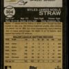 2022 Topps Heritage Myles Straw Cleveland Guardians #304