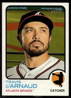 2022 Topps Heritage Travis d'Arnaud Atlanta Braves #396
