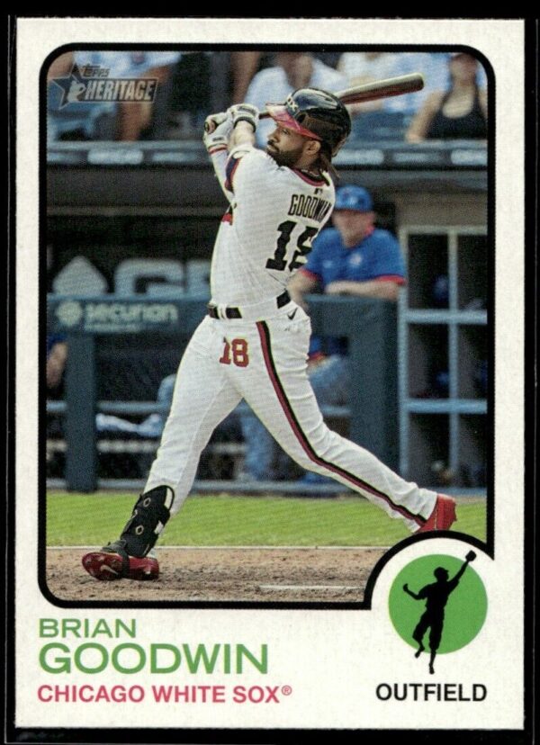 _10 2022 Topps Heritage Brian Goodwin Chicago White Sox #239