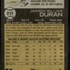 2022 Topps Heritage Jarren Duran Rookie Boston Red Sox #211