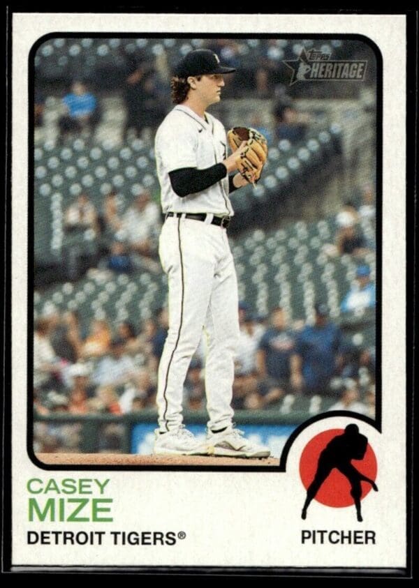 2022 Topps Heritage Casey Mize Detroit Tigers #398