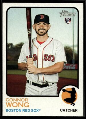 _10 2022 Topps Heritage Connor Wong Rookie Boston Red Sox #249