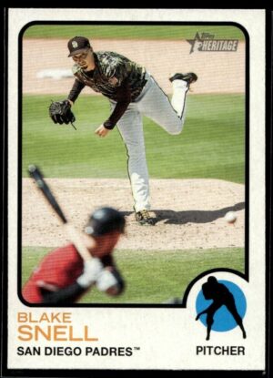 _10 2022 Topps Heritage Blake Snell San Diego Padres #331