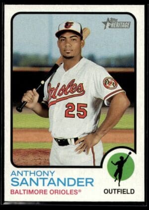 2022 Topps Heritage Anthony Roger Santander Baltimore Orioles #33