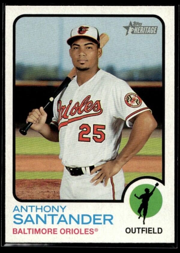 2022 Topps Heritage Anthony Roger Santander Baltimore Orioles #33