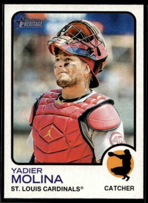 2022 Topps Heritage Yadier Molina St. Louis Cardinals #279