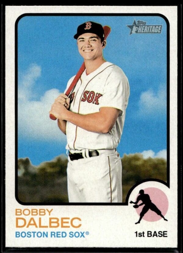 2022 Topps Heritage Bobby Dalbec Boston Red Sox #244