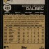 2022 Topps Heritage Bobby Dalbec Boston Red Sox #244