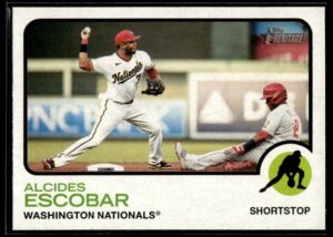 2022 Topps Heritage Alcides Escobar Washington Nationals #308