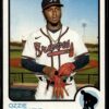 2022 Topps Heritage Ozzie Albies Atlanta Braves #378