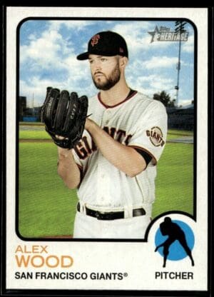 2022 Topps Heritage Alex Wood San Francisco Giants #290