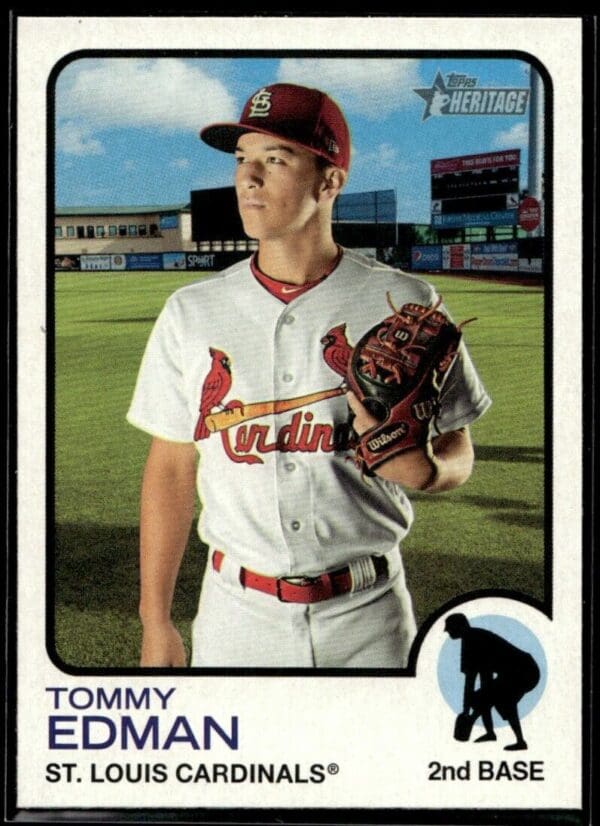 2022 Topps Heritage Tommy Edman St. Louis Cardinals #143