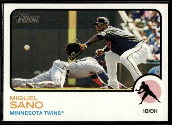 2022 Topps Heritage Miguel Sano Minnesota Twins #384