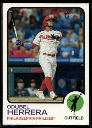 2022 Topps Heritage Odubel Herrera Philadelphia Phillies #60