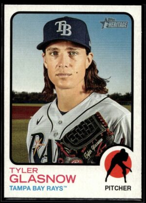 2022 Topps Heritage Tyler Glasnow Tampa Bay Rays #310